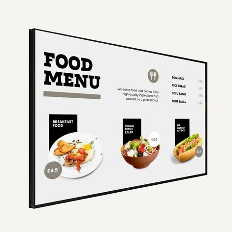 Electronic Menu Boards